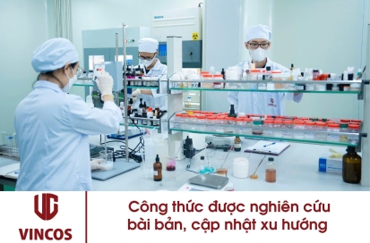 QUY TRÌNH GIA CÔNG MỸ PHẨM THIÊN NHIÊN TRỌN GÓI, ĐỘC QUYỀN TẠI VINCOS VIỆT NAM