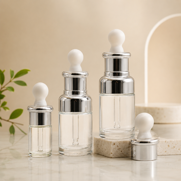 Chai Lọ Đựng Serum Cao Cấp Nắp Bạc 20ml - 30ml - 50ml