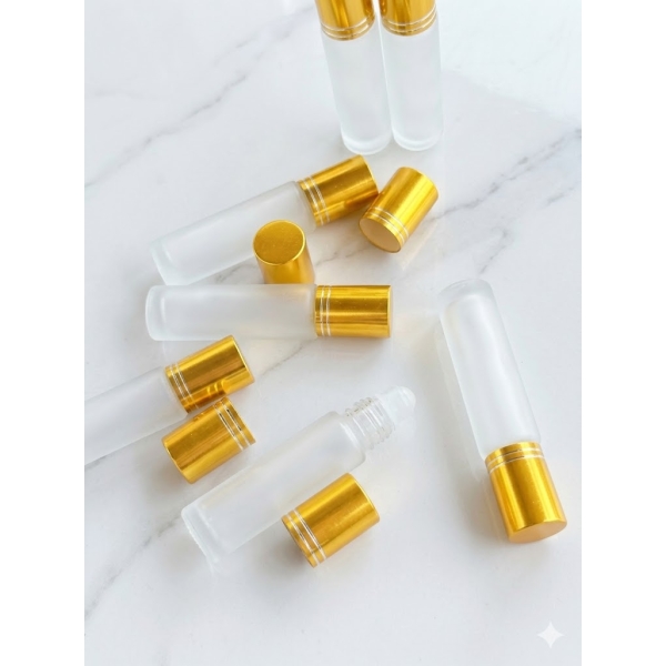 Chai bi lăn thủy tinh mờ 10ml