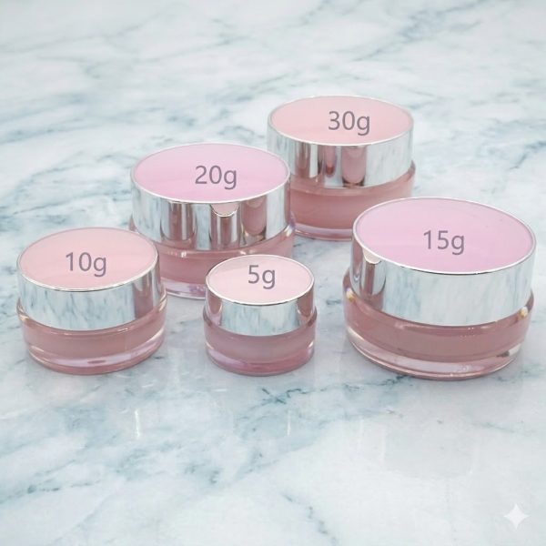 Hũ nhựa Acrylic HD Hồng