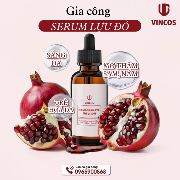 GIA CÔNG SERUM LƯU ĐỎ