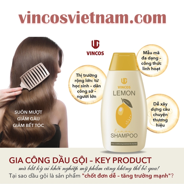 GIA CÔNG DẦU GỘI - KEY PRODUCT TẠI VINCOS