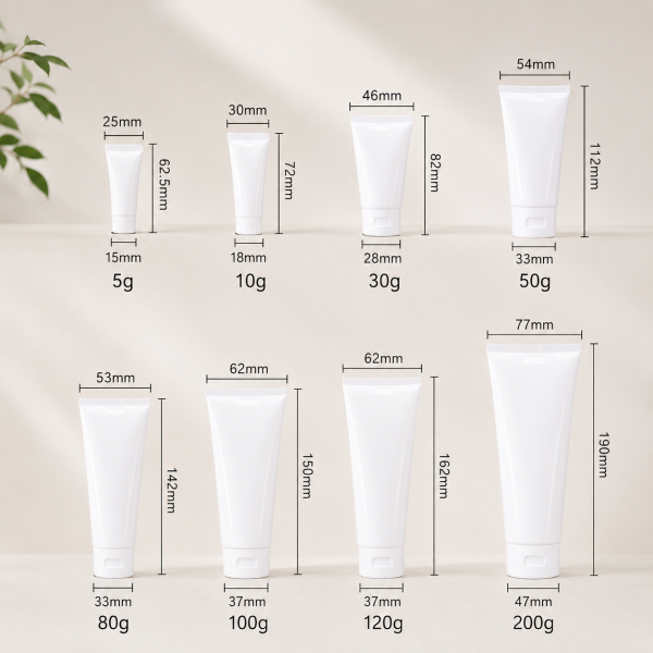 Tuýp nhựa 5ml / 10ml / 20ml / 30ml / 50ml / 100ml /120ml /150ml / 200ml