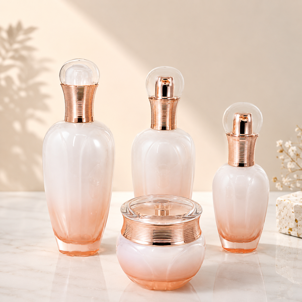 Bộ Lọ & Hũ Serum Cao Cấp Phối Rose Gold