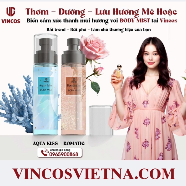 GIA CÔNG BODY MIST TẠI VINCOS VIỆT NAM