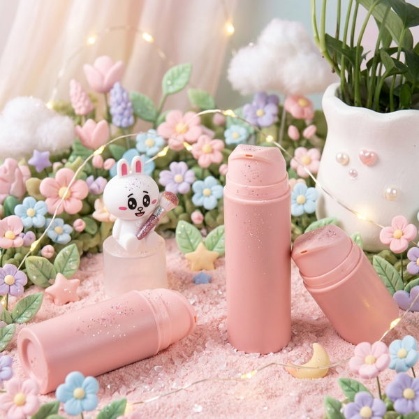 Chai tạo bọt hồng tiện lợi