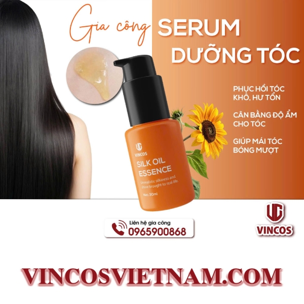 GIA CÔNG SERUM DƯỠNG TÓC 