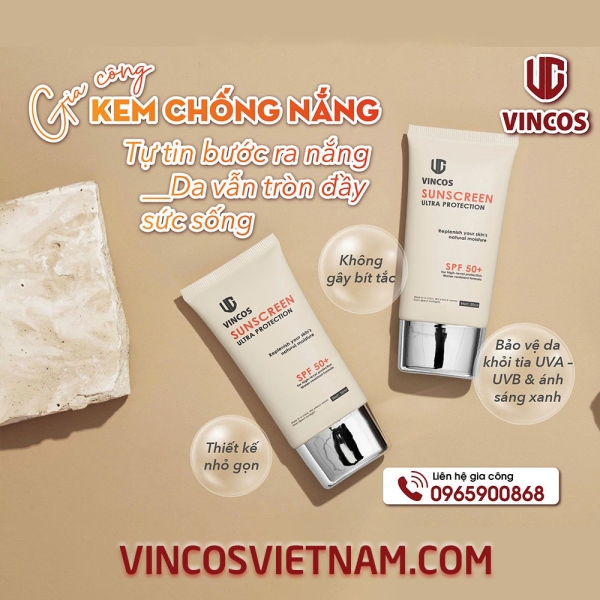 GIA CÔNG KEM CHỐNG NẮNG THẾ HỆ MỚI