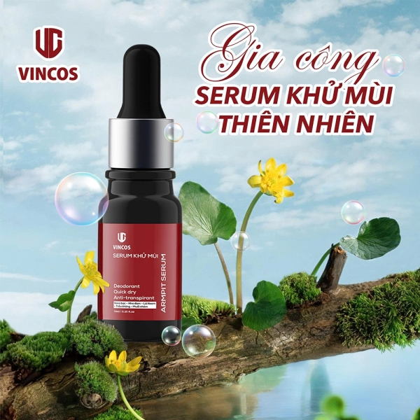 GIA CÔNG SERUM KHỬ MÙI THIÊN NHIÊN
